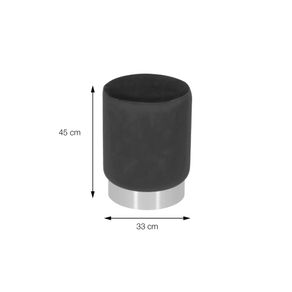 Puff-Velvet-de-Madeira-com-veludo-Cinza-Base-Prata-1117--3-