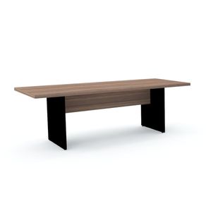 Mesa_de_Reuniao_Pe_Painel_PE40_em_MDP_200_x_90_cm_Cor_Walnut_Base_Preta_1353