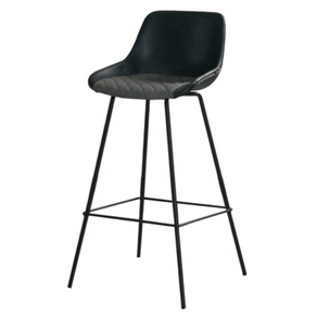 banqueta-bogota-rivatti-revestimento-em-poliuretano-azul-marinho-e-cinza-granizo-pernas-de-aco