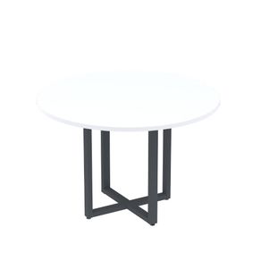 Mesa-Redonda-Cor-Branca-Base-Grafito Mesa-Redonda-Cor-Branca-Base-Grafito