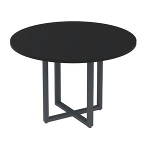 Mesa-Redonda-Cor-Preto-Base-Grafito Mesa-Redonda-Cor-Preto-Base-Grafito