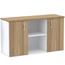 Armario-Baixo-Credenza-com-Nicho-Unico-Central-e-Duas-Portas-PE25-em-MDP-Cor-Noce-Naturalle-e-Branco-01