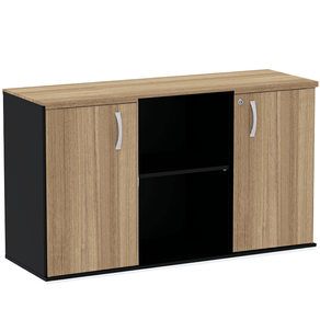 Armario-Baixo-Credenza-com-Nicho-Unico-Central-e-Duas-Portas-PE25-em-MDP-Cor-Noce-Naturalle-e-Preto-03