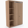 Armario-Alto-com-Nicho-Unico-PE50-em-MDP-Cor-Noce-Naturalle