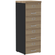 Armario-de-Arquivo-Oficio-com-4-Gavetas-PE40-em-MDP-Cor-Noce-Naturalle-e-Preto
