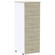 Armario-de-Arquivo-Oficio-PE25-em-MDP-com-4-Gavetas-Cor-Nogueira-CasaBlanca-e-Branco01
