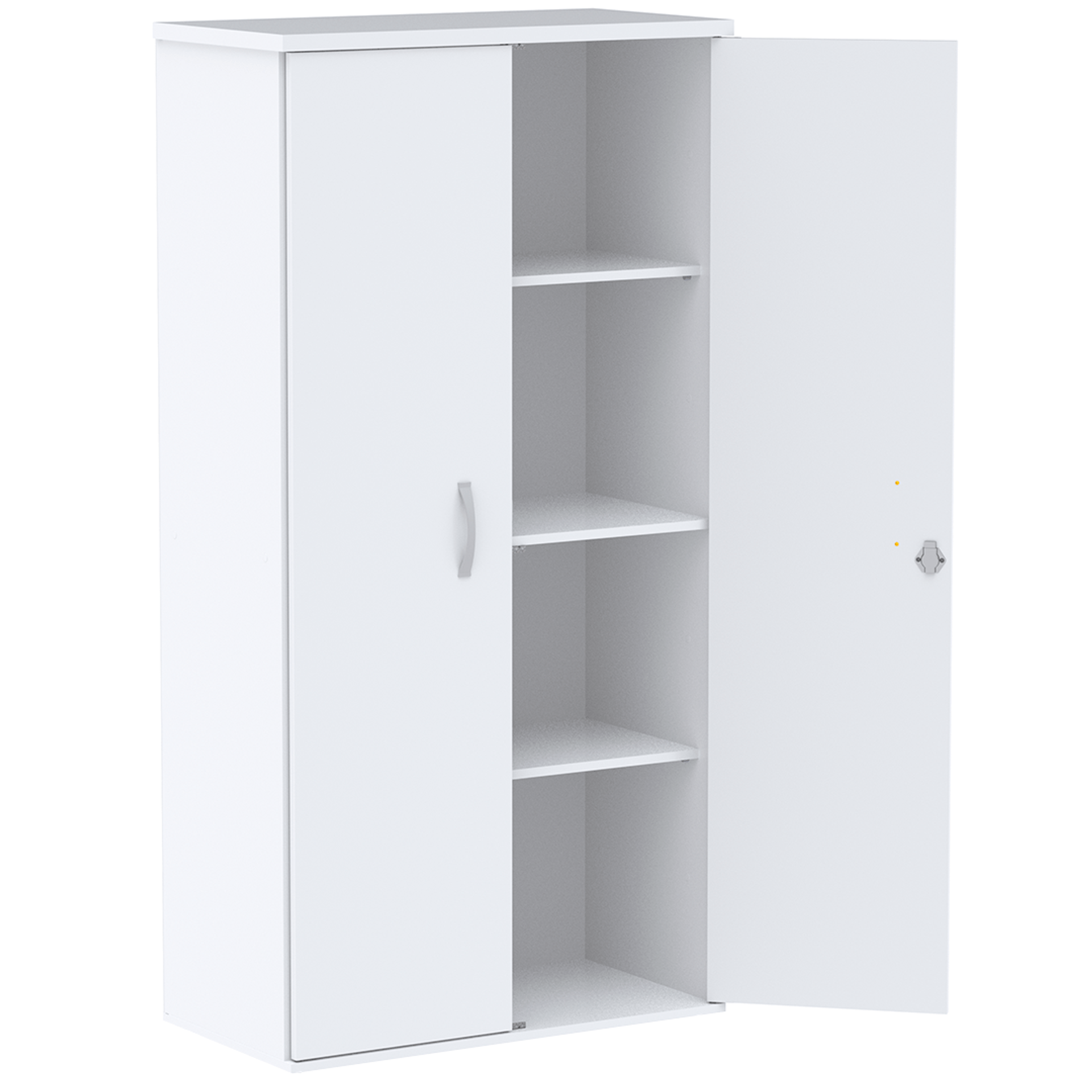 Armário Alto PE25 Pandin 79,20 cm (largura) em MDP Cor Liso Branco