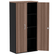 Armario-Alto-PE25-em-MDP-Cor-Walnut-e-Preto