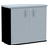 Armario-Baixo-PE25-em-MDP-Liso-Cinza-e-Preto-01