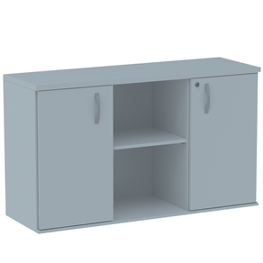 Armario-Baixo-Credenza-com-Nicho-Unico-Central-e-Duas-Portas-PE25-em-MDP-Cinza-03 Armario-Baixo-Credenza-com-Nicho-Unico-Central-e-Duas-Portas-PE25-em-MDP-Cinza-03