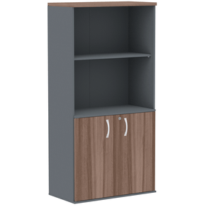 Armario-Misto-com-Duas-portas-e-Prateleira-superior-PE25-em-MDP-Cor-Walnut-e-Grafito-01