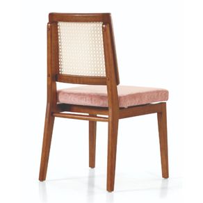 Cadeira-MH-3261-Amendoa-Encosto-com-Palha-Natural-Assento-Estofado-em-Veludo-Rosa-2594A7-