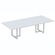 Mesa-de-Reuniao-Retangular-260-x-120-cm-Pe-Tubular-PE25-em-MDP-Cor-Cinza-Base-Cinza Mesa-de-Reuniao-Retangular-260-x-120-cm-Pe-Tubular-PE25-em-MDP-Cor-Cinza-Base-Cinza