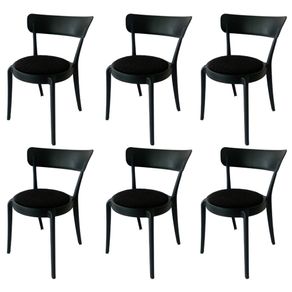 Kit-6-Cadeiras-Emily-Rivatti-em-Polipropileno-Preto-Estofada-em-Boucle-Preto