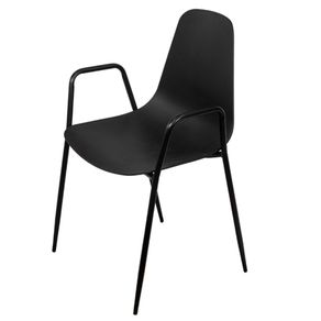 Cadeira-com-braco-Abi-Polipropileno-Preto-Base-Metal