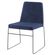 Cadeira-Paris-Daf-Moveis-Multilaminada-Revestimento-em-Espuma-Linho-Azul-Marinho-Base-Aco-Carbono