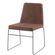 Cadeira-Paris-Daf-Moveis-Multilaminada-Revestimento-em-Espuma-Mamurca-Marrom-Base-Aco-Carbono Cadeira-Paris-Daf-Moveis-Multilaminada-Revestimento-em-Espuma-Mamurca-Marrom-Base-Aco-Carbono