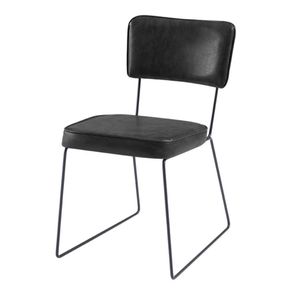 Cadeira-Roma-Daf-Moveis-em-MDF-Courissimo-Preto-Base-Aco-