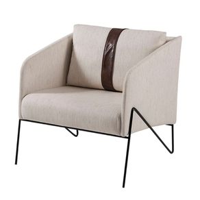 Poltrona-Presley-Daf-Moveis-em-Madeira-Eucalipto-Linho-Bege-Base-Aco