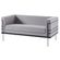 Sofa-2-Lugares-Le-Corbusier-Daf-Moveis-136-cm-em-Madeira-Eucalipto-Linho-Cinza-Base-Aco Sofa-2-Lugares-Le-Corbusier-Daf-Moveis-136-cm-em-Madeira-Eucalipto-Linho-Cinza-Base-Aco
