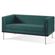 Sofa-2-Lugares-Le-Corbusier-Daf-Moveis-136-cm-em-Madeira-Eucalipto-Veludo-Verde-Base-Aco Sofa-2-Lugares-Le-Corbusier-Daf-Moveis-136-cm-em-Madeira-Eucalipto-Veludo-Verde-Base-Aco