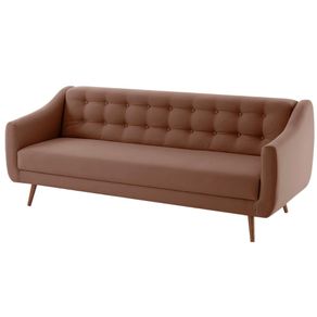 Sofa-Cama-3-Lugares-Mimo-Botone-Daf-Moveis-210-cm-em-Madeira-Eucalipto-Veludo-Marrom-Base-Madeira-Tauari-Castanho