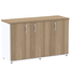 Armario-Baixo-Credenza-PE25-Pandin-Noce-Naturalle-e-Branco--
