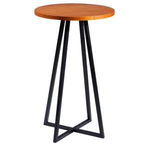 Mesa-Bistro-Washignton-Linha-Industrial-Daf-Moveis-Redonda-60-cm-Madeira-Taeda-Mel-Base-Aco-Preto