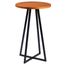 Mesa-Bistro-Washignton-Linha-Industrial-Daf-Moveis-Redonda-60-cm-Madeira-Taeda-Mel-Base-Aco-Preto