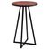 Mesa-Bistro-Washignton-Linha-Industrial-Daf-Moveis-Redonda-60-cm-Madeira-Taeda-Castanho-Base-Aco-Preto