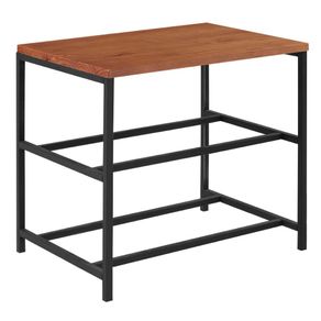 Sapateira-Detroit-Linha-Industrial-Daf-Moveis-50-cm-Tampo-Madeira-Taeda-Castanho-Base-Aco-Preto