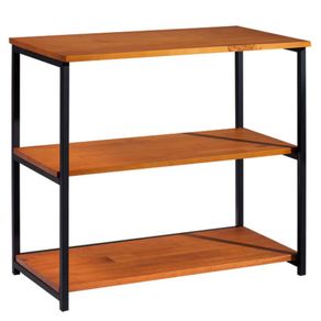 Comoda-Ohio-Linha-Industrial-Daf-Moveis-80-cm-Madeira-Taeda-Mel-Base-Base-Aco