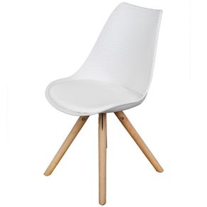 Cadeira-Atlas-Luisa-Polipropileno-Branca-Base-Madeira Cadeira-Atlas-Luisa-Polipropileno-Branca-Base-Madeira