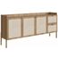 Balcao-Buffet-Oslo-Artesano-183-cm-em-MDP-Mel-Palha-Natural-3-Portas-Base-Madeira
