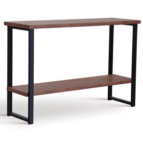 Aparador-Retangular-Portland-Industrial-Daf-Moveis-120-x-40-cm-Madeira-Macica-Castanho-Aco-Preto Aparador-Retangular-Portland-Industrial-Daf-Moveis-120-x-40-cm-Madeira-Macica-Castanho-Aco-Preto