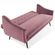 Sofa-Cama-3-Lugares-Retro-Mimo-Botone-Daf-Moveis-210-cm-Madeira-Eucalipto-Veludo-Rosa-Base-Madeira Sofa-Cama-3-Lugares-Retro-Mimo-Botone-Daf-Moveis-210-cm-Madeira-Eucalipto-Veludo-Rosa-Base-Madeira