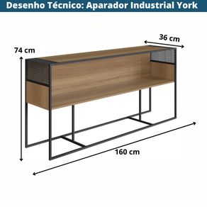 Aparador-Industrial-York-Artesano-160-cm--largura--em-MDP-Hanover-com-Nicho-Aco-Preto