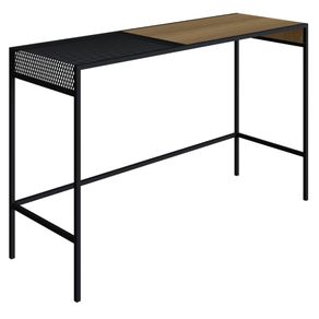 Aparador-Dinamico-Industrial-York-Artesano-120-cm--largura--em-MDP-Hanover-com-Nicho-Aco-Preto