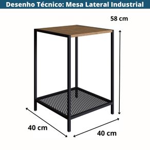 Mesa-Lateral-Industrial-York-Artesano-Quadrada-40-cm--largura--em-MDP-Vermont-Base-Aco-Preto--5-