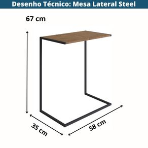 Desenho-tecnico-Mesa-Lateral-Apoio-Sofa-Steel-Industrial-Artesano-58-cm--largura--MDP-Vermont-Estrutura-em-Aco-Preto