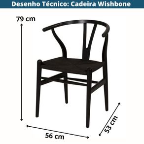 Desenho-Tecnico-Cadeira-Wishbone-Valentina-Madeira-Preta-Assento-em-Rattan-Preto