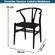 Desenho-Tecnico-Cadeira-Wishbone-Valentina-Madeira-Preta-Assento-em-Rattan-Preto