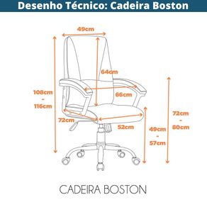 Cadeira-Giratoria-Boston-Fratini-Madeira-Revestida-em-Poliuretano-Preto