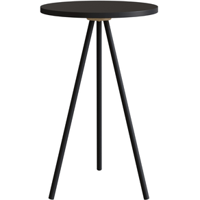 Mesa-Lateral-Redonda-Artesano-535-cm--altura--em-MDP-Estrutura-Metalica-em-Aco-Preto