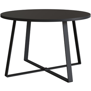 Mesa-de-Centro-Redonda-Artesano-60-cm--largura--em-MDP-BP-Estrutura-Metalica-em-Aco-Preto