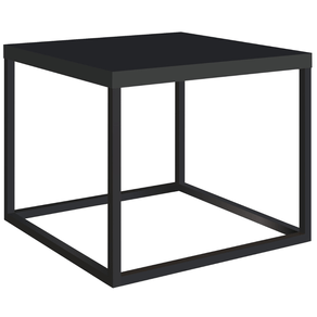 Mesa-Lateral-Redonda-Volpi-Artesano-36-cm--altura-Mesa-Lateral-Quadrada-Cube-Artesano-325-cm--altura--em-MDP-Estrutura-Preta-em-Aco-Preto-Fosco