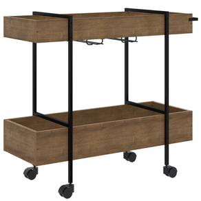 Carrinho-Bar-Rodizio-Artesano-825-cm--altura--em-MDP-Estrutura-Preta-Metalica-em-Aco-Vermont