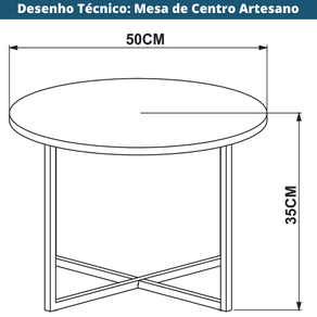Mesa-de-Centro-Redonda-Artesano-50-cm--largura--em-MDP-Estrutura-Preta-Metalica-em-Aco-Vermont---1-