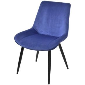 Cadeira-Provenca-Livia-Rivatti-em-Veludo-Azul-Petroleo-Base-Aco-Pintado-Preto