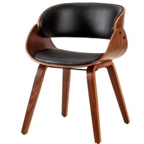 Cadeira-Daniela-Deise-Rivatti-Estrutura-Madeira-Revestimento-em-Poliuretano-Preto-Base-Madeira Cadeira-Daniela-Deise-Rivatti-Estrutura-Madeira-Revestimento-em-Poliuretano-Preto-Base-Madeira